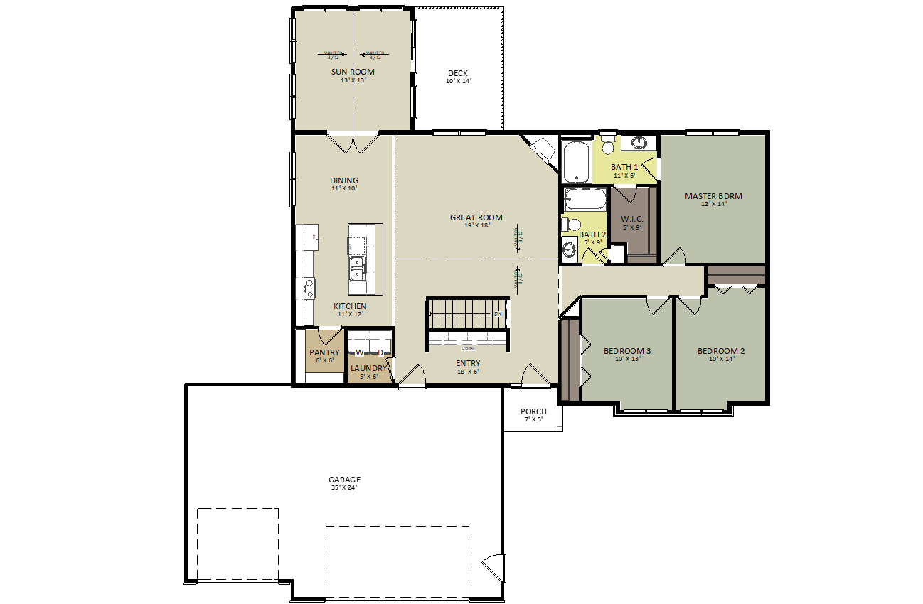 Bluebird First Floor Floor Plan